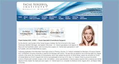 Desktop Screenshot of facialsurgeryinstitute.com